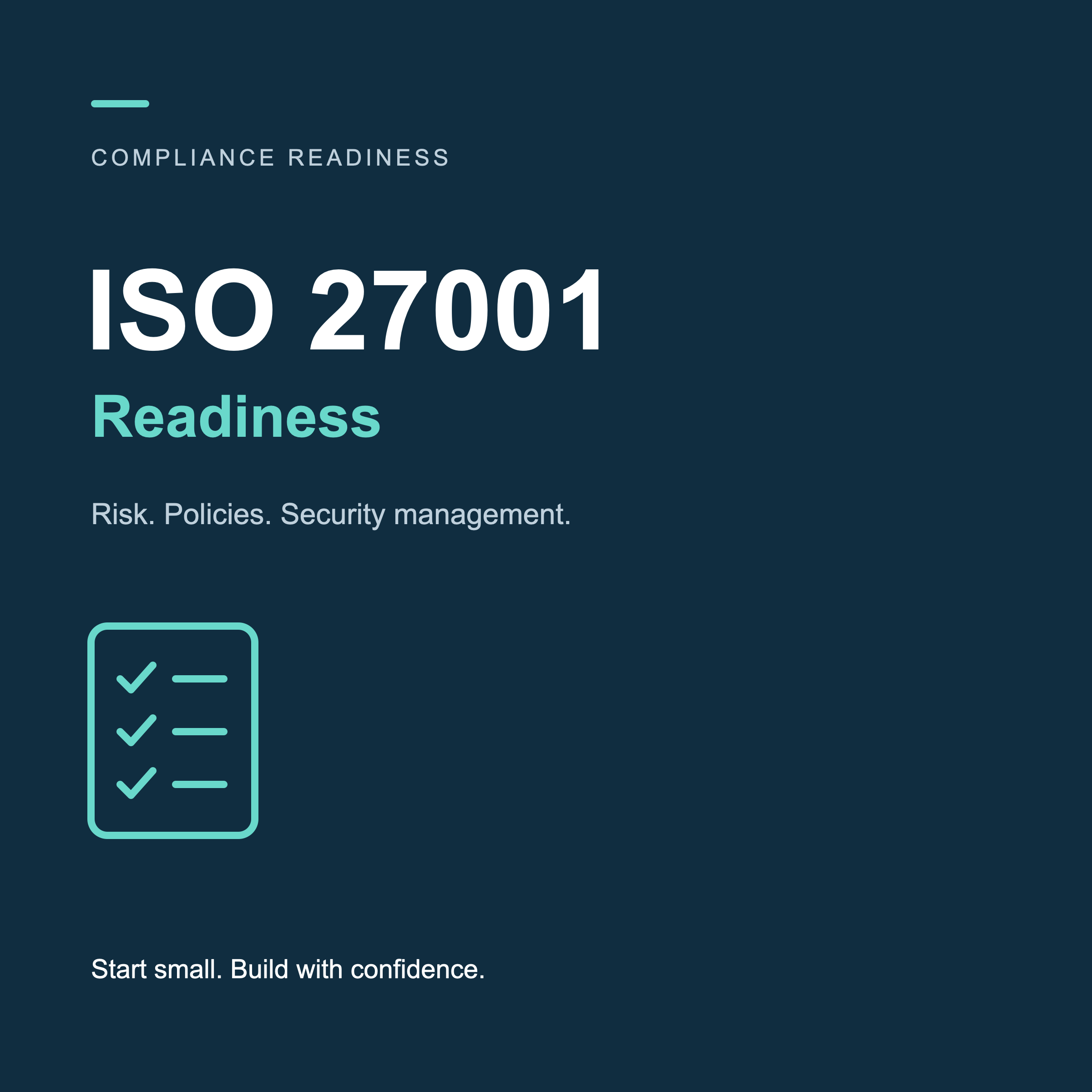 ISO27001 readiness